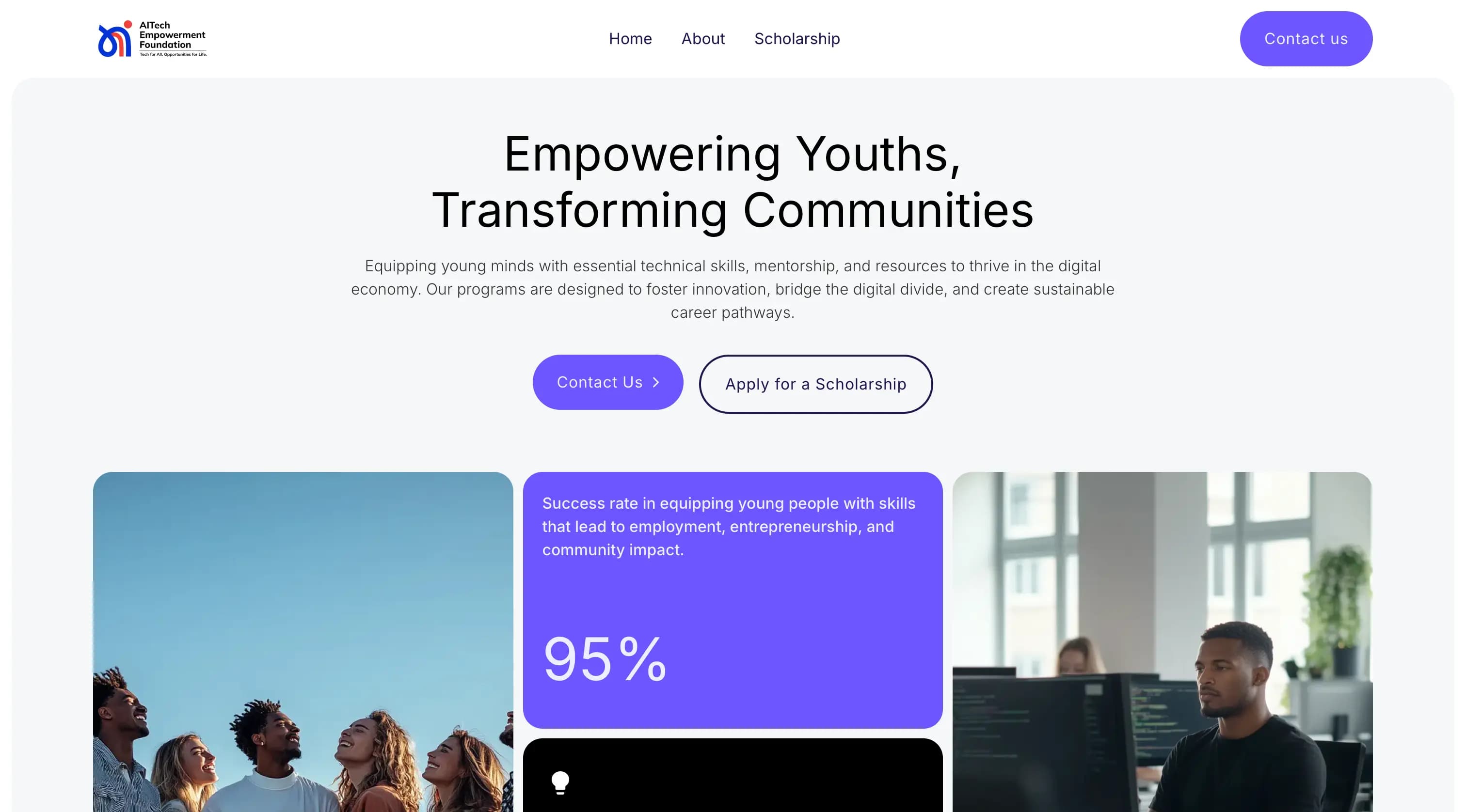 Aitechfoundation — case study hero