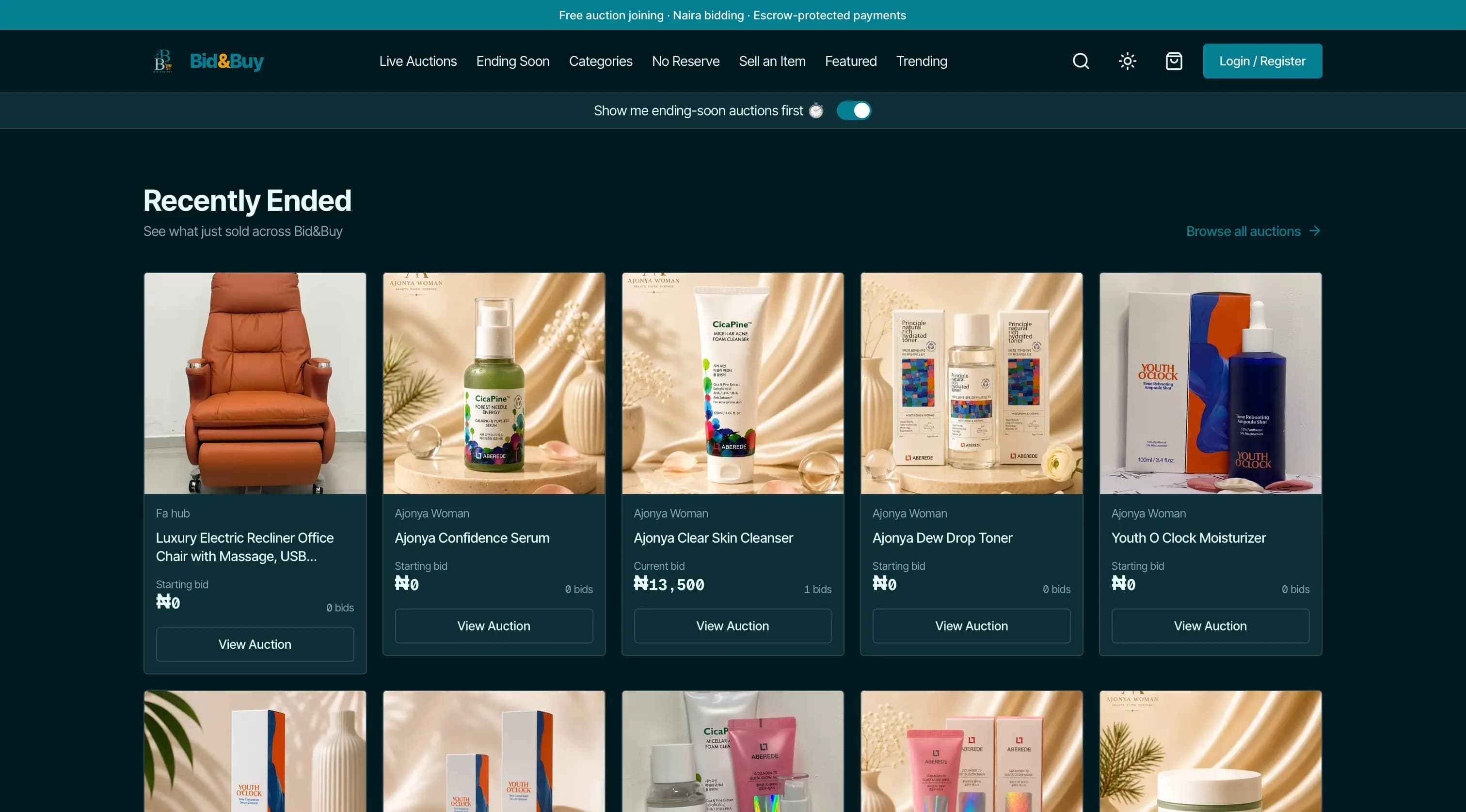 Bidnbuy platform