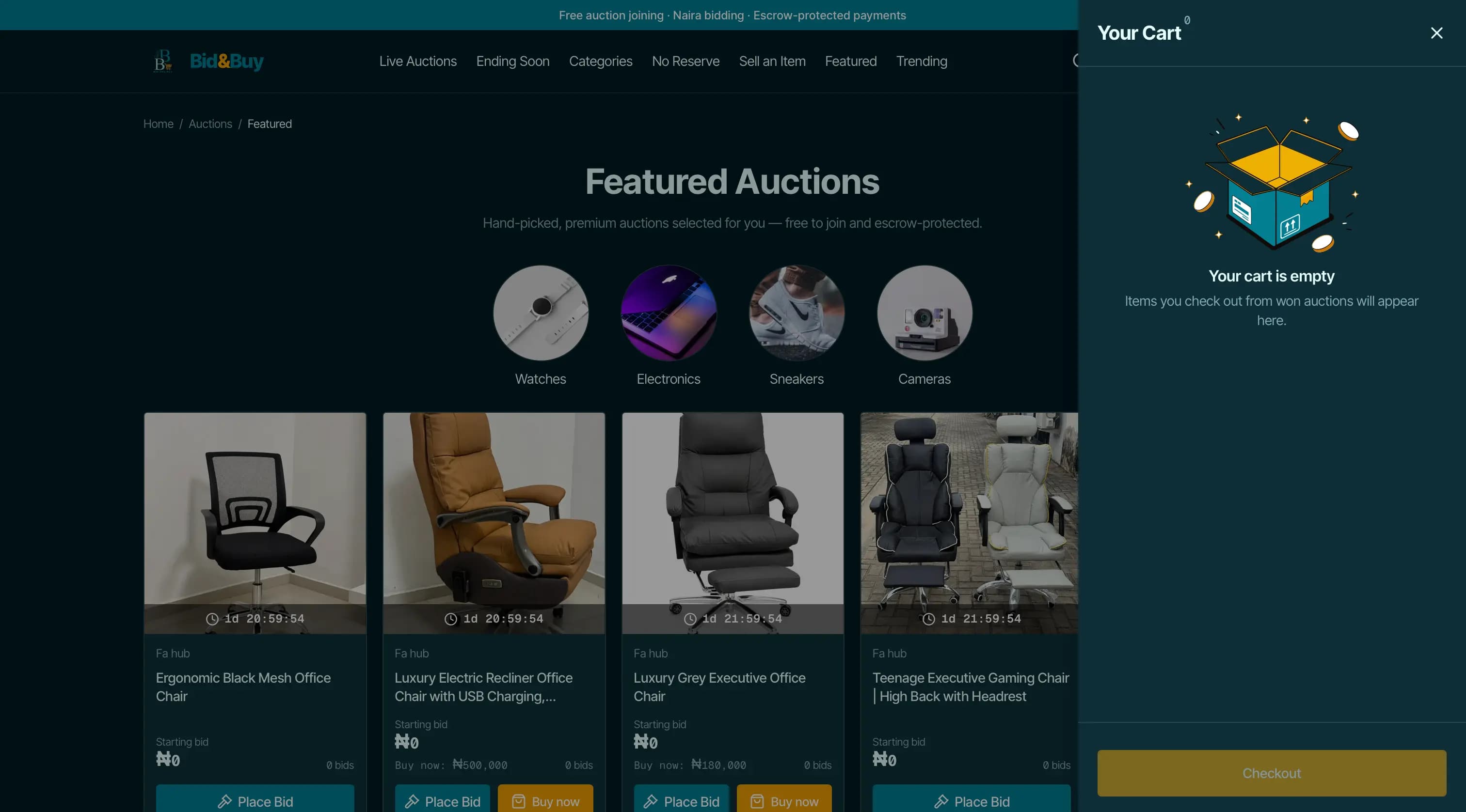 Bidnbuy platform