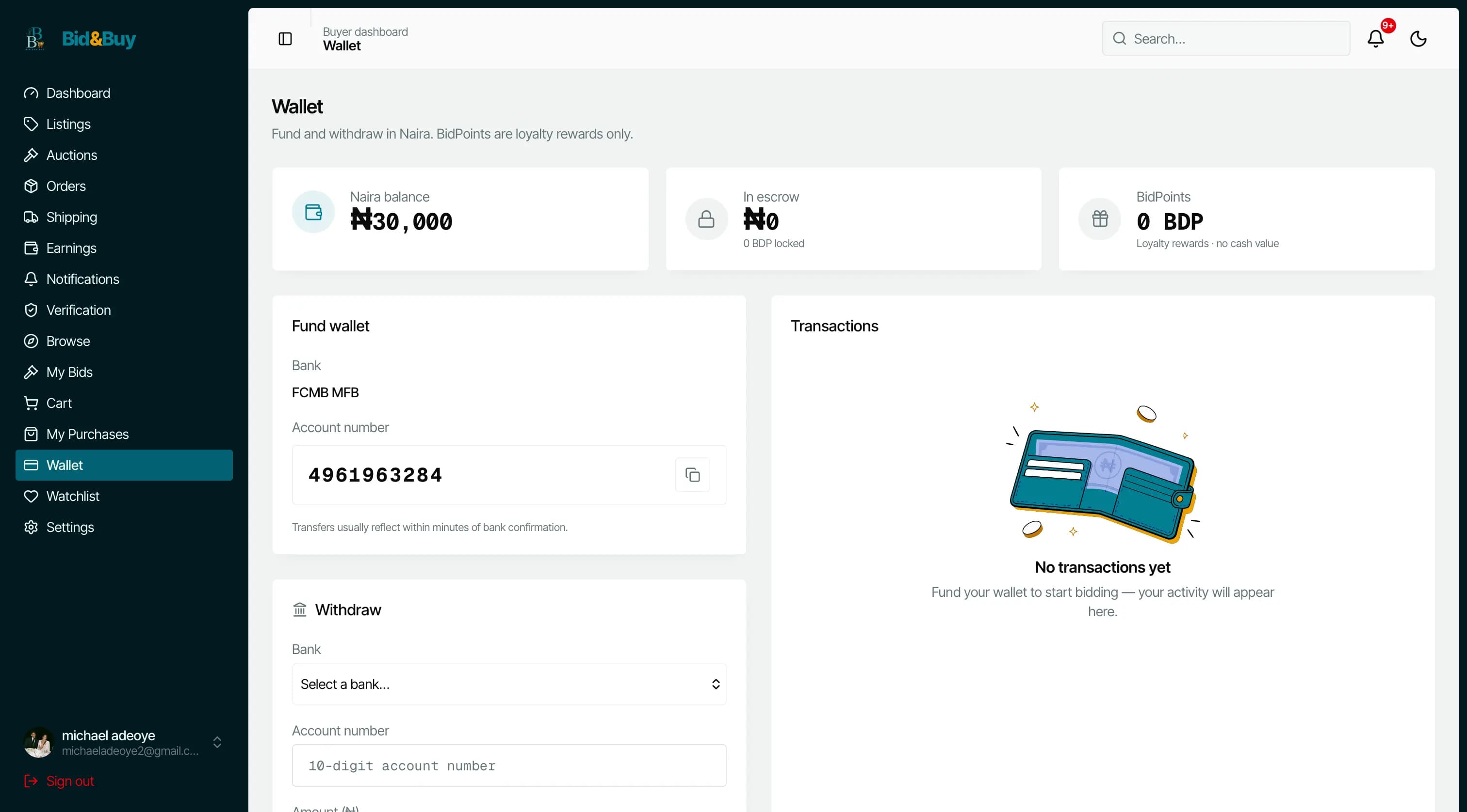 Bidnbuy platform
