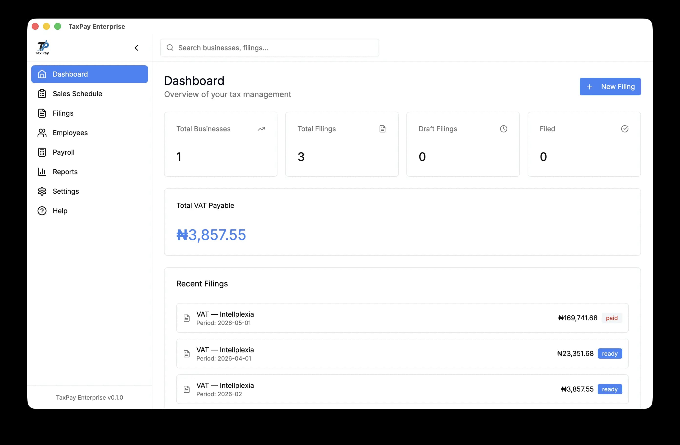 Taxpay software