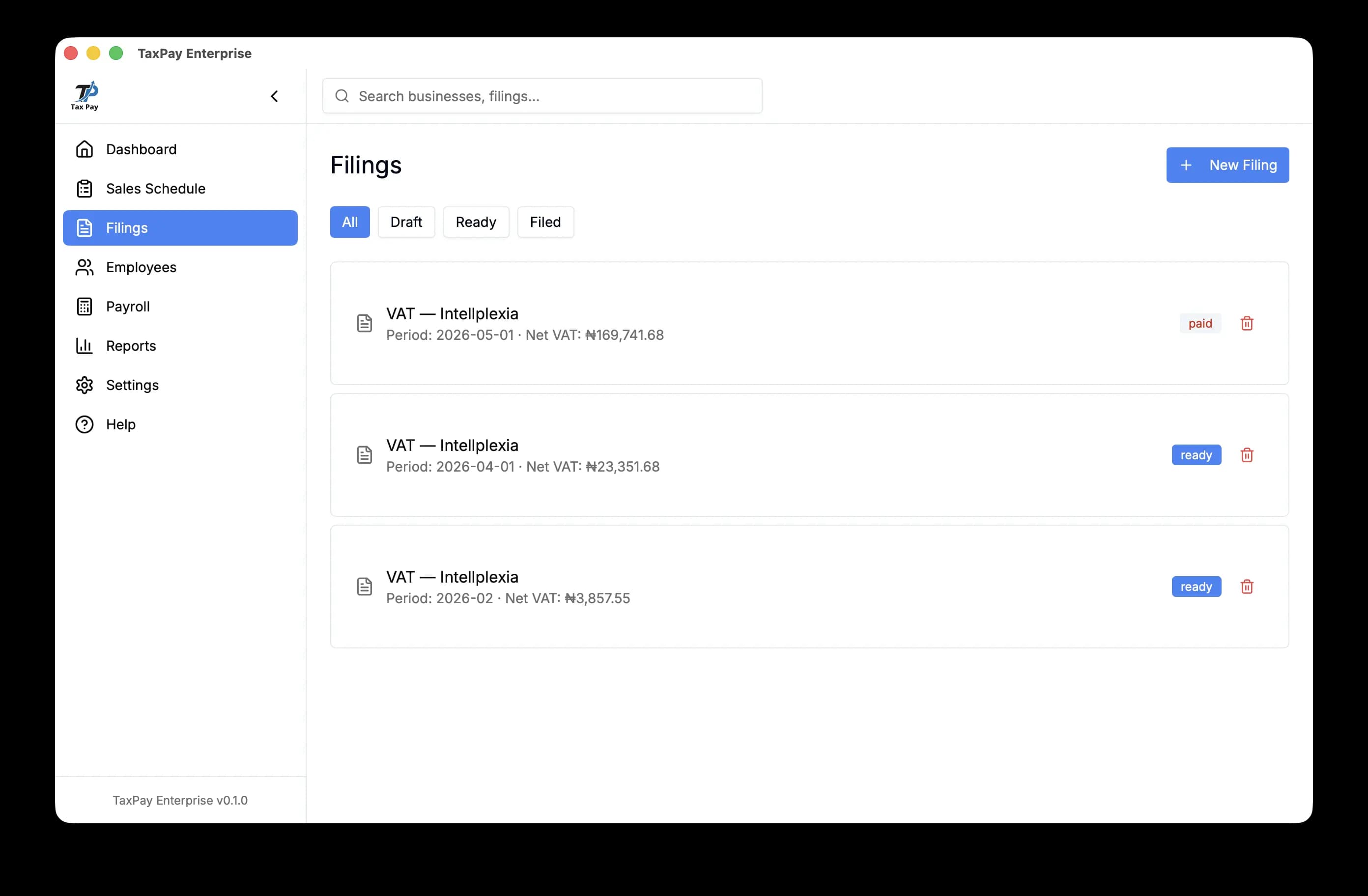Taxpay software