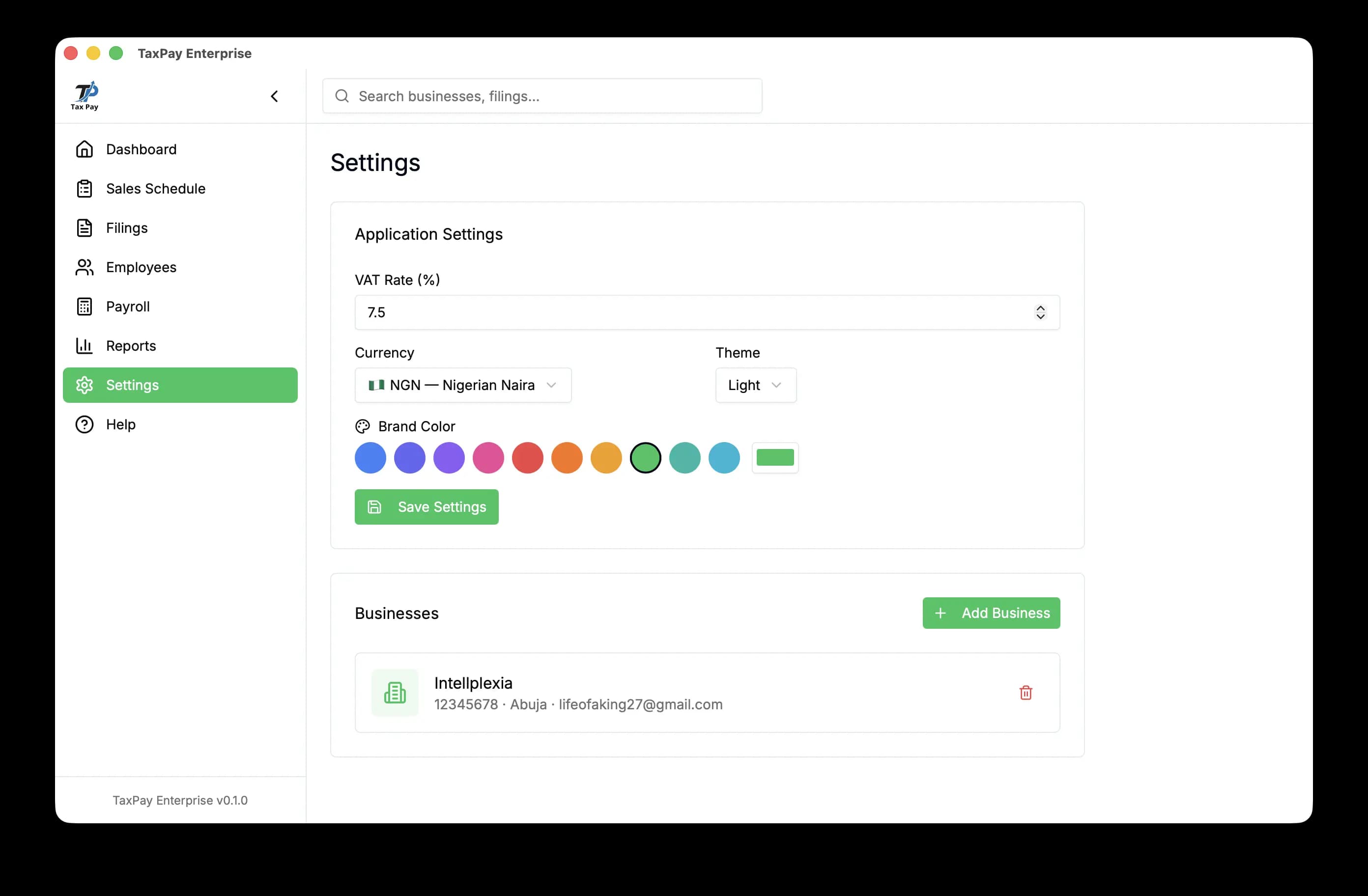 Taxpay software